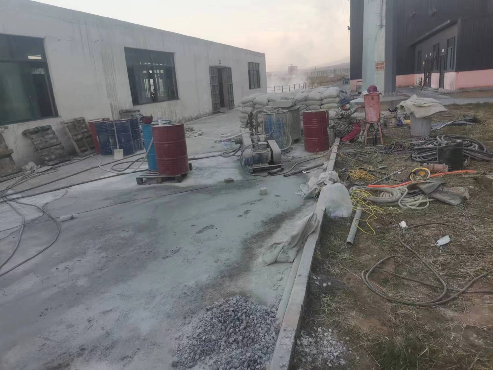 玉泉街道厂房地基沉降注浆